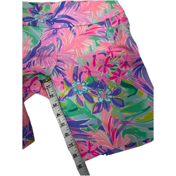 Lilly Pulitzer Luxletic Reid Pull On Golf Shorts Women 6 Calla Lilly Pink Resort - Picture 10 of 10